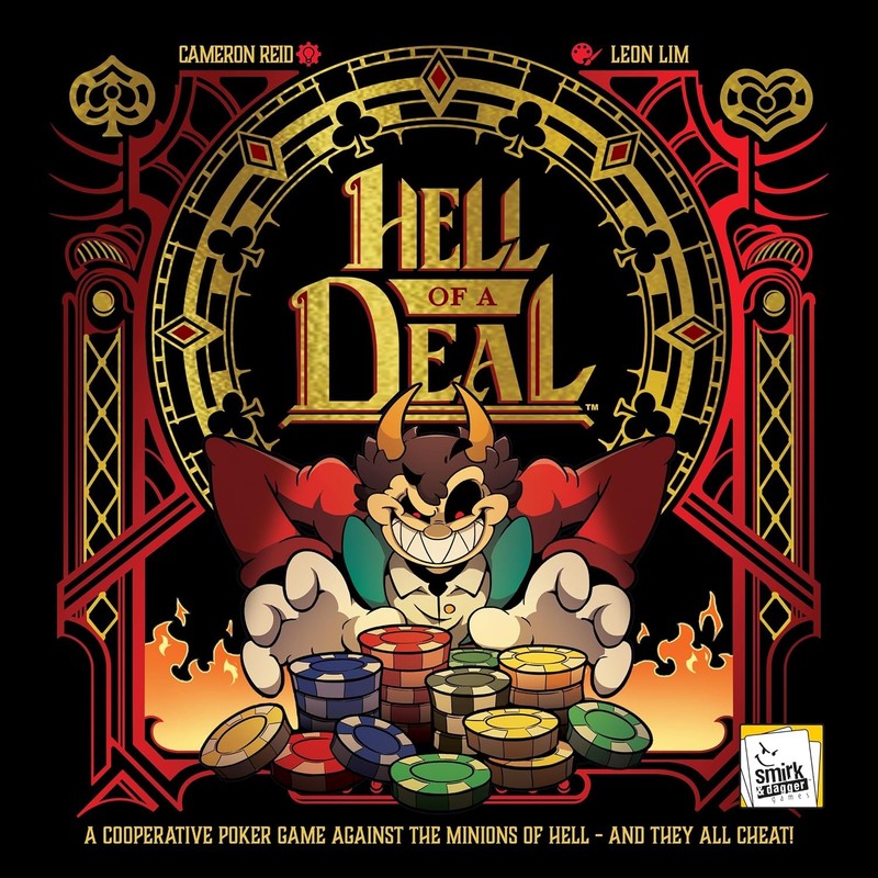 Smirk & Dagger: Hell of a Deal - Co-op Poker Board Game