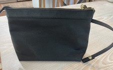 New Steve Madden Wristlet Clutch Purse Faux Leather Black Zip Attach To any Bag