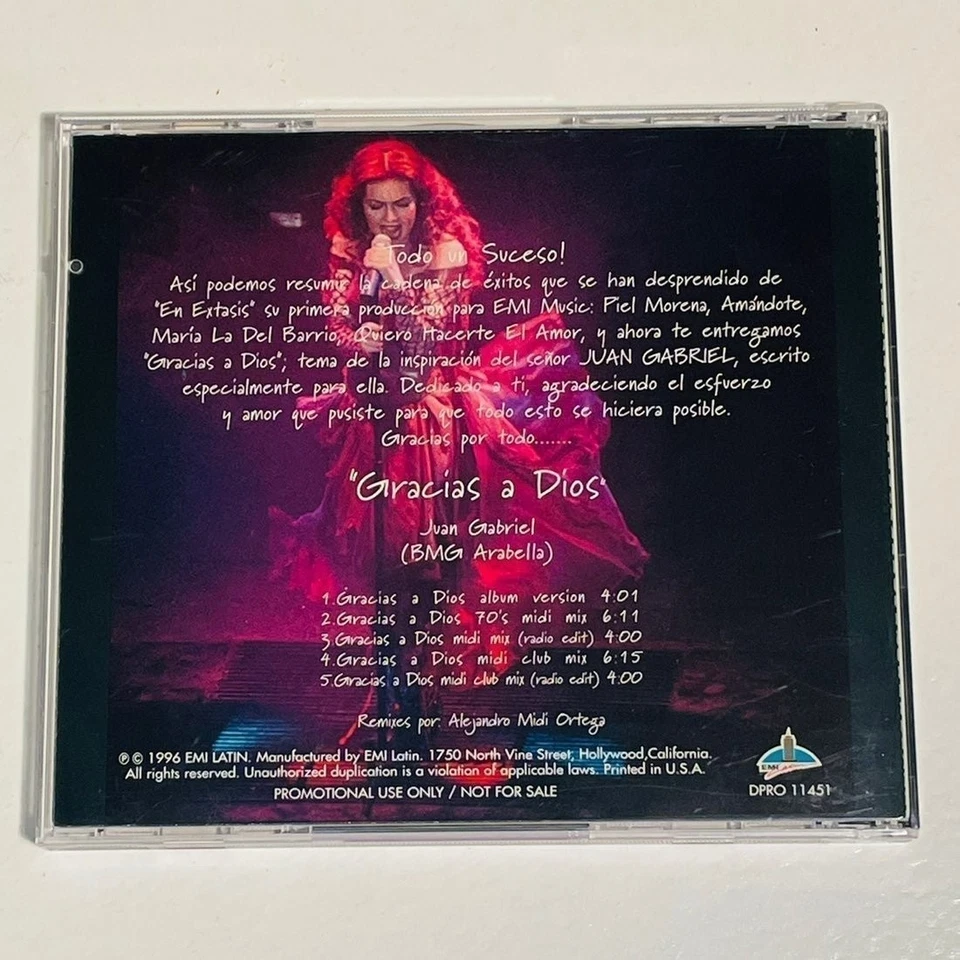 Very RARE! CD Thalia - Gracias A Dios - Image 2 of 2