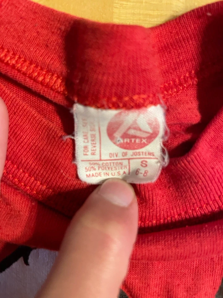 Vintage RARE Utah Utes Snoopy Tshirt Baby T-shirt Toddler SZ S USA FIFTY- FIFTY - Image 4 of 4