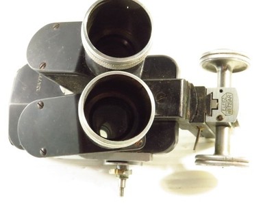 ERNST LEITZ WETZLAR GERMANY MICROSCOPE HEAD, AS IS (IMCOMPLETE)