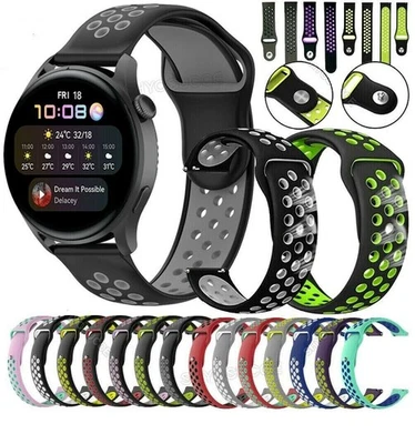 For Huawei Watch GT 6/5 Pro GT 4/GT 3/GT2 2e 42 46mm Silicone Sports Band Strap