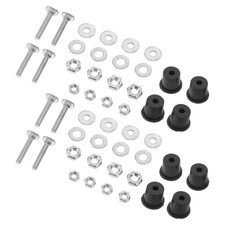 Salon Shampoo Bed Accessories Black Rubber Spacers and Bolts for Stable Assembly