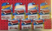 Hot Wheels Experimotors Twin Tags 2026 1:64 Diecast Red/White Lot of 7