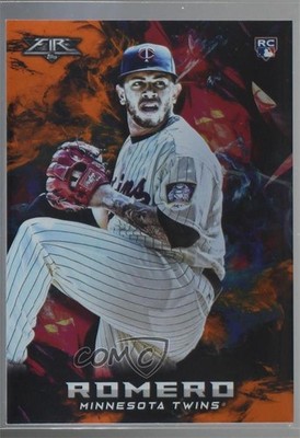 2018 Topps Fire Orange 61/299 Fernando Romero #171 Rookie RC 1u6