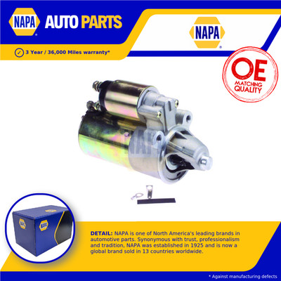 Starter Motor fits FORD ESCORT 1.6 95 to 00 NAPA 1057652 1250901 1365666 1416221