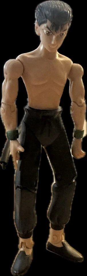 Figura de acción Jakks Ghost Files Yu-Yu Hakusho's Yusuke Urameshi 2004 5 pulgadas Foto 2 de 4