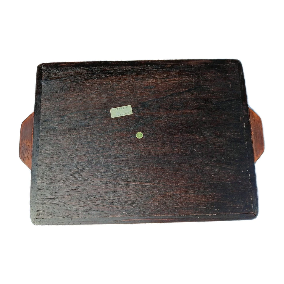 Bandeja de madera de cuero peruano bandeja para servir Foto 2 de 4