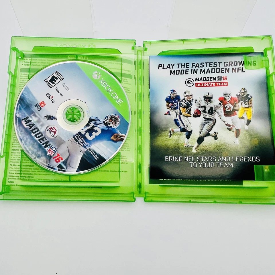 Madden NFL 16 Xbox One Video Game Complete EA Sports Football Tested Draft Mode - Image 3 of 4