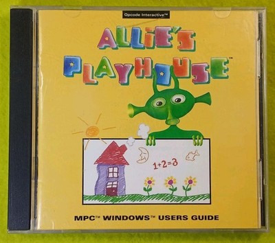 Allie's Playhouse MPC/ Windows 3.1 Interactive Game CD-ROM 1993 Opcode Complete