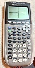 TI-84 Plus Graphing Calculator, Texas Instruments With Slide Cover Tested WORKS!