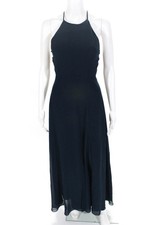 Jenny Yoo Womens Spaghetti Strap Kayla Gown Navy Blue Size 0 11709805