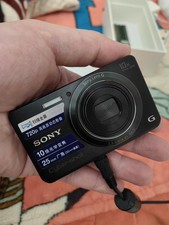 Sony Cyber-shot DSC-W690 black 16.1MP CCD Digital Camera 10x Zoom Camera English