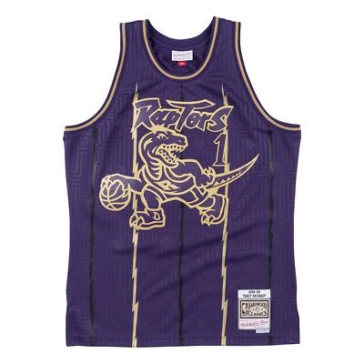 Mitchell&Ness CNY SWINGMAN JERSEY TORONTO RAPTORS 1998-99 TRACY MCGRADY Violet - Photo 1/2