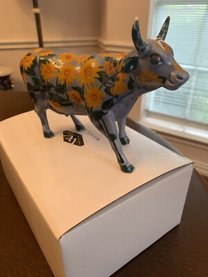 The Cow Parade Moo-nay's Garden | eBay