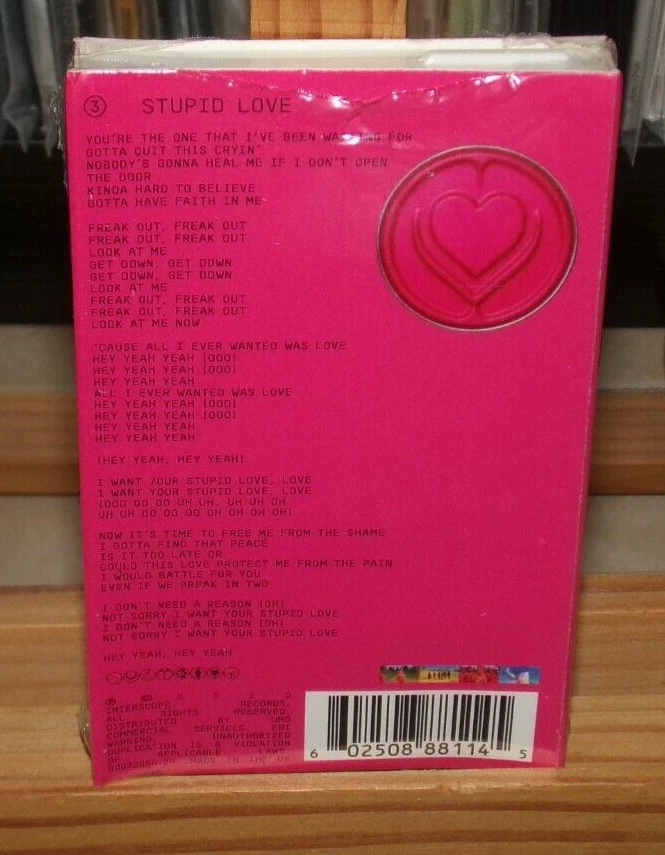 LADY GAGA STUPID LOVE NEW CASSETTE SINGLE CHROMATICA - Image 2 of 4