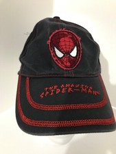 MARVEL SPIDERMAN Hat Black Adjustable Strapback Cap youth