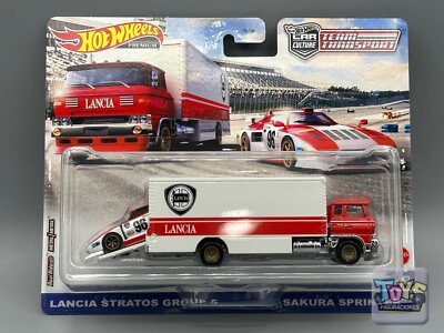 Hot Wheels Team Transport Lancia Stratos Group 5 Sakura Sprinter