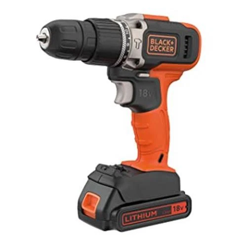 Black Decker BCD003C1 QW Cordless Hammer Drill Machine Orange Free Shipping