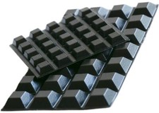 Black Rubber Feet 53 Pack Self Stick Bumper Pads Adhesive Tall Square Bumpers