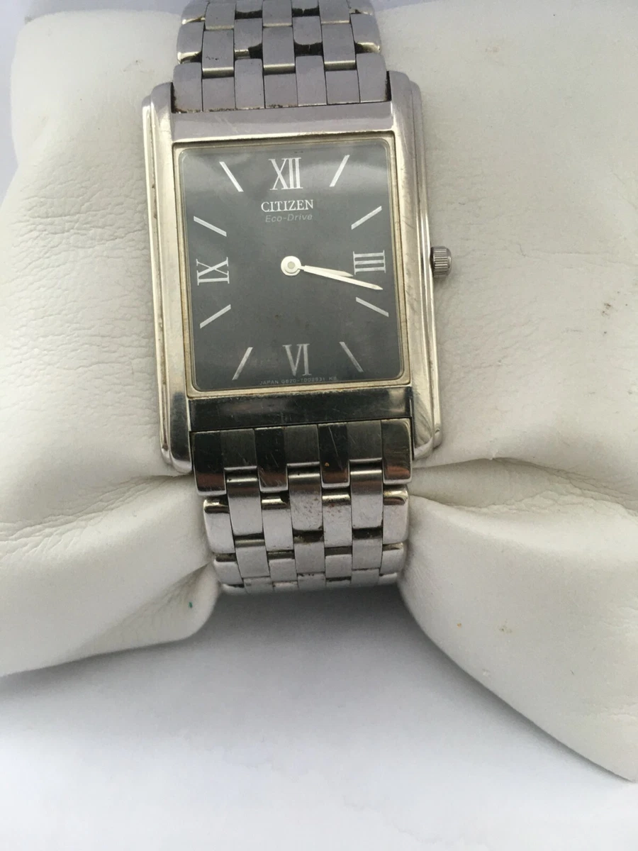 Citizen Womens Eco Drive Stiletto Sapphire 100MT WR Bracelet Watch G820 T001670B