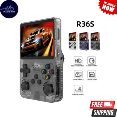 128g R36s Retro Handheld Videospielkonsole Linux System 3,5 Zoll Ips Bildschirm R35