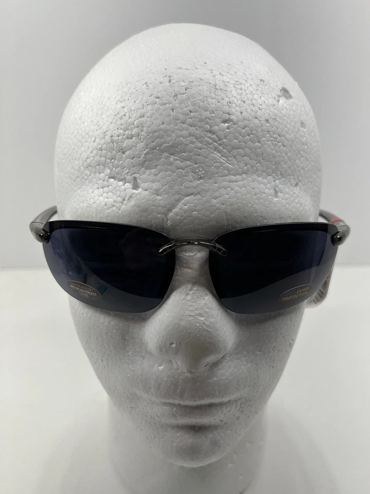 Pugs Unisex Sunglasses Model A8 Smoky Clear & Black Blue/Gray Tint Lenses, NEW! - Image 2 of 4