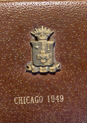 Vintage Fashioned by Farrington Genuine Texol Jewelry Box Chicago 1949