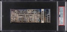 2002 OHSAA Tournament Full Ticket Stub LeBron James High School PSA 10  POP 2