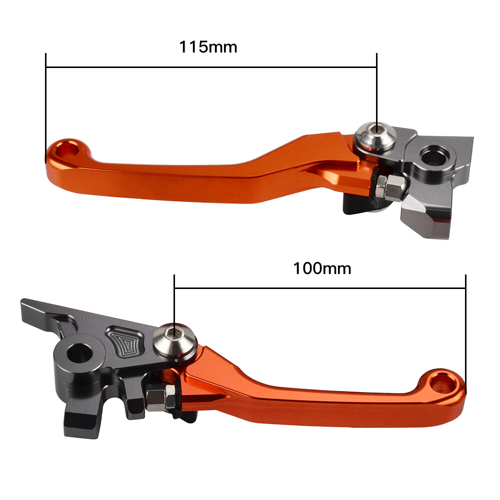 Pivot Brake & Clutch Levers For KTM 250 350 450 500 SXF XCF SX EXC-F 2014-2023 E - Foto 5