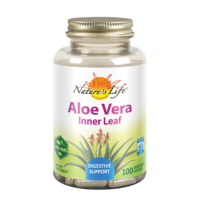 Nature's Life Aloe Vera Inner Leaf 100 Capsules