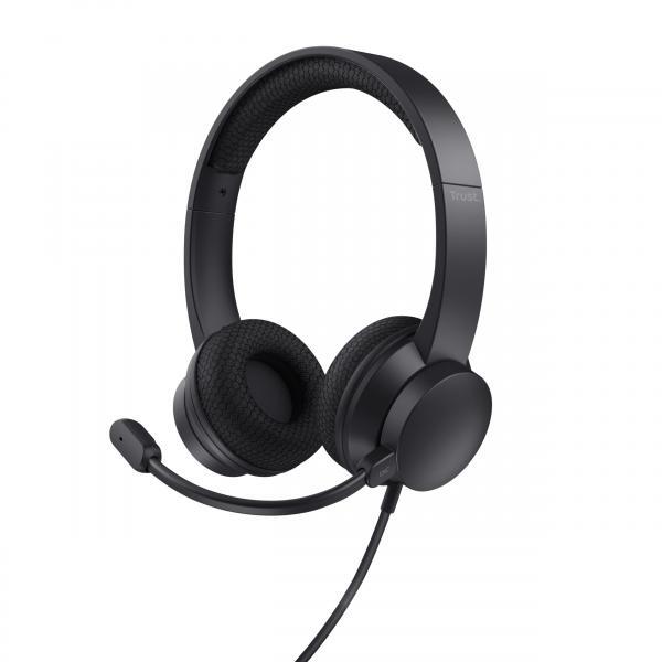 3733982 Trust HS-260 USB-ENC PC HEADSET (NOISE CANCELLING)