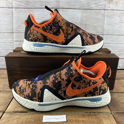 Nike PG ‘Digi-Camo’ Black Cream Orange Paul George CD5079-200 Men Size 