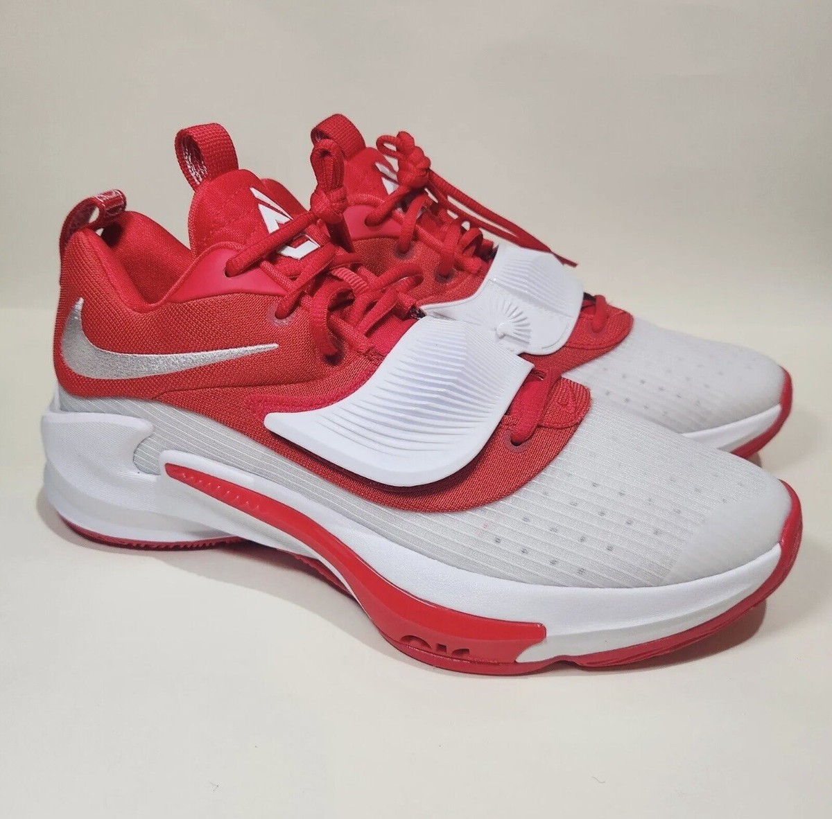 NIKE Zoom Freak 3 Tb ユニバーシティ レッド ホワイト Nike Zoom Freak 3 TB Basketball Shoes Giannis Team Red White