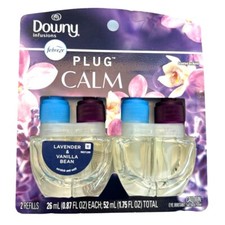 Downy Infusions Calm Plug-In Air Freshener Refills Lavender  Vanilla Bean 2 Pac