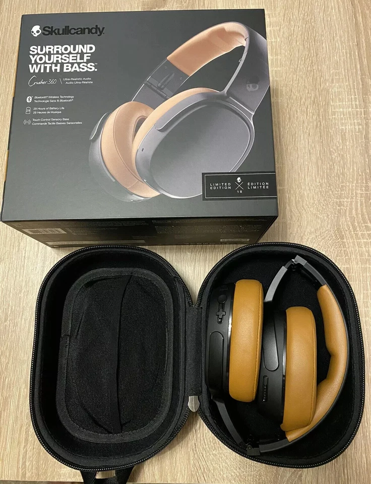特価ブランドSKULLCANDY CRUSHER 360 BLACK TAN