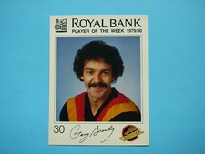 1979/80 ROYAL BANK LEADERS VANCOUVER CANUCKS NHL HOCKEY PHOTO GARY BROMLEY SHARP