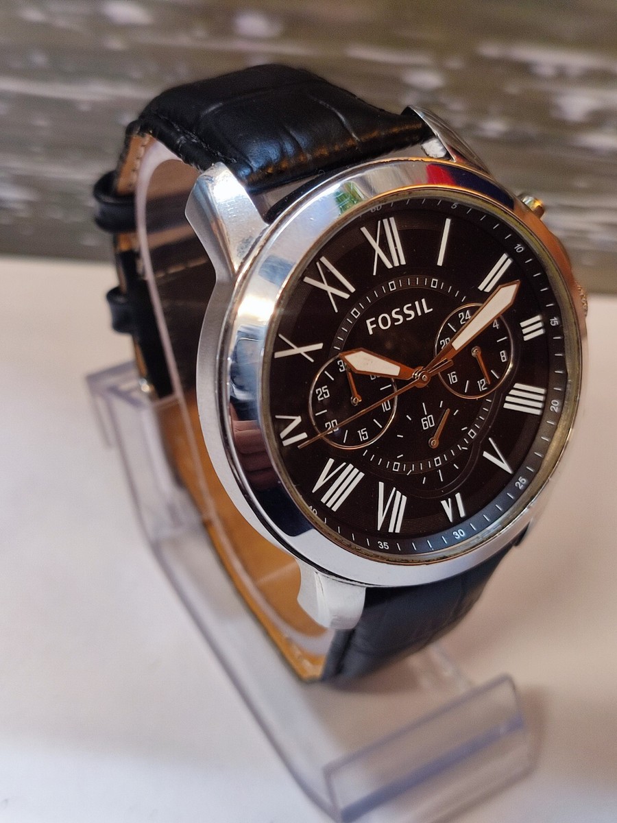 FOSSIL CHRONOGRAPH QUARTZ BLACK DIAL 40501712 MEN