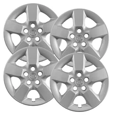 Set of (4) 16" Silver Hubcap Replacements for 2008-2015 Nissan Rogue