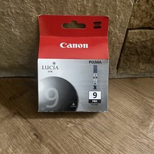 New Genuine Canon Original Ink Tank Cartridge Lucia Pixma Photo Black PGI-9PBK