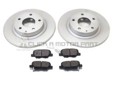 JUEGO DE 2 DISCOS Y PASTILLAS DE FRENO TRASEROS PARA MAZDA 6 2.0 2.2 2013-2017 (FRENO DE MANO MANUAL)