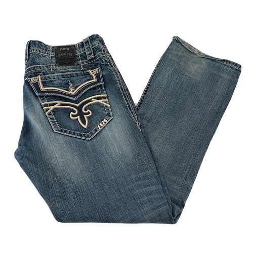 36 Francis Straight Jeans Thick Stitch 