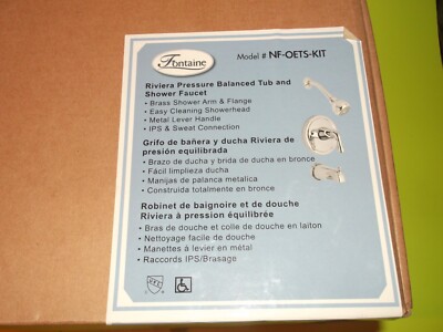FONTAINE NF-OETS-KIT TUB/SHOWER FAUCET (CHROME)