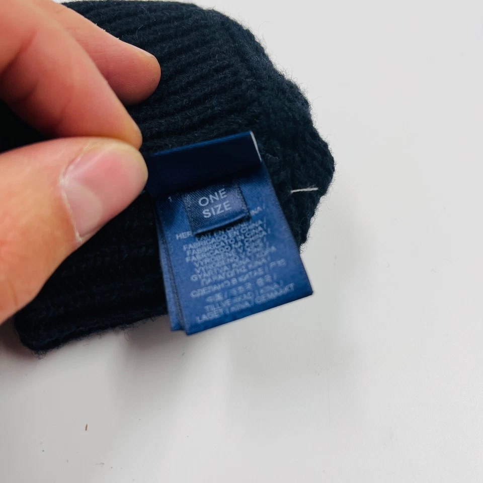 Guantes de lana de punto negros GANT talla única Foto 3 de 4