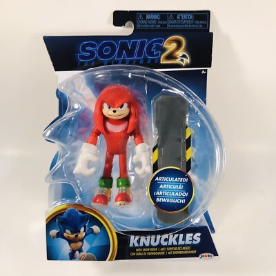 Sonic The Hedgehog 2 Movie Knuckles Snow Rider Action Figure 4  2022