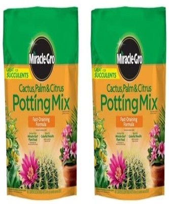 Miracle-Gro Cactus Palm and Citrus Potting Mix, 8-Quart (2 ...