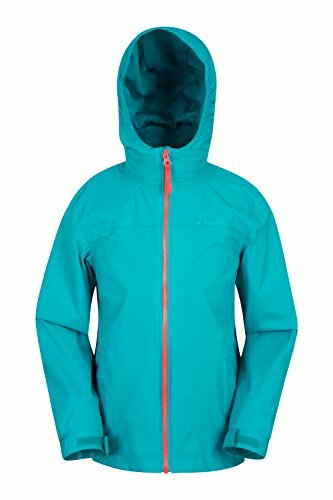 Mountain Warehouse Torrent Waterproof Jacket Teal Age 9-10 Years TD111 JJ 07
