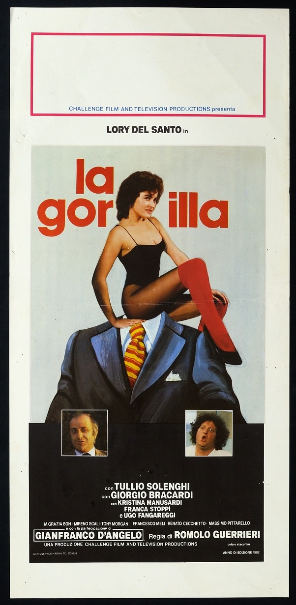 Locandina originale film La gorilla (1982) - Regia di Romolo Guerrieri