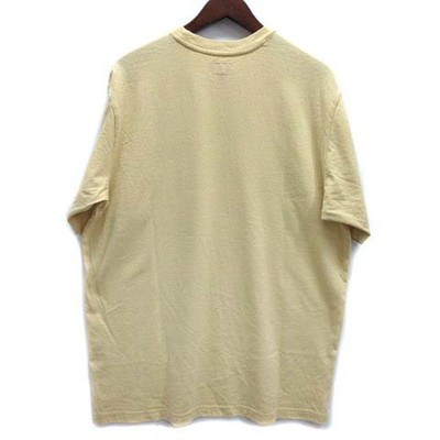 Supreme 2023SS Presents Script Top Logo Tee Short Sleeve Yellow M 