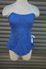Sea Fair Vintage Retro One Piece Polka Dot Swimsuit